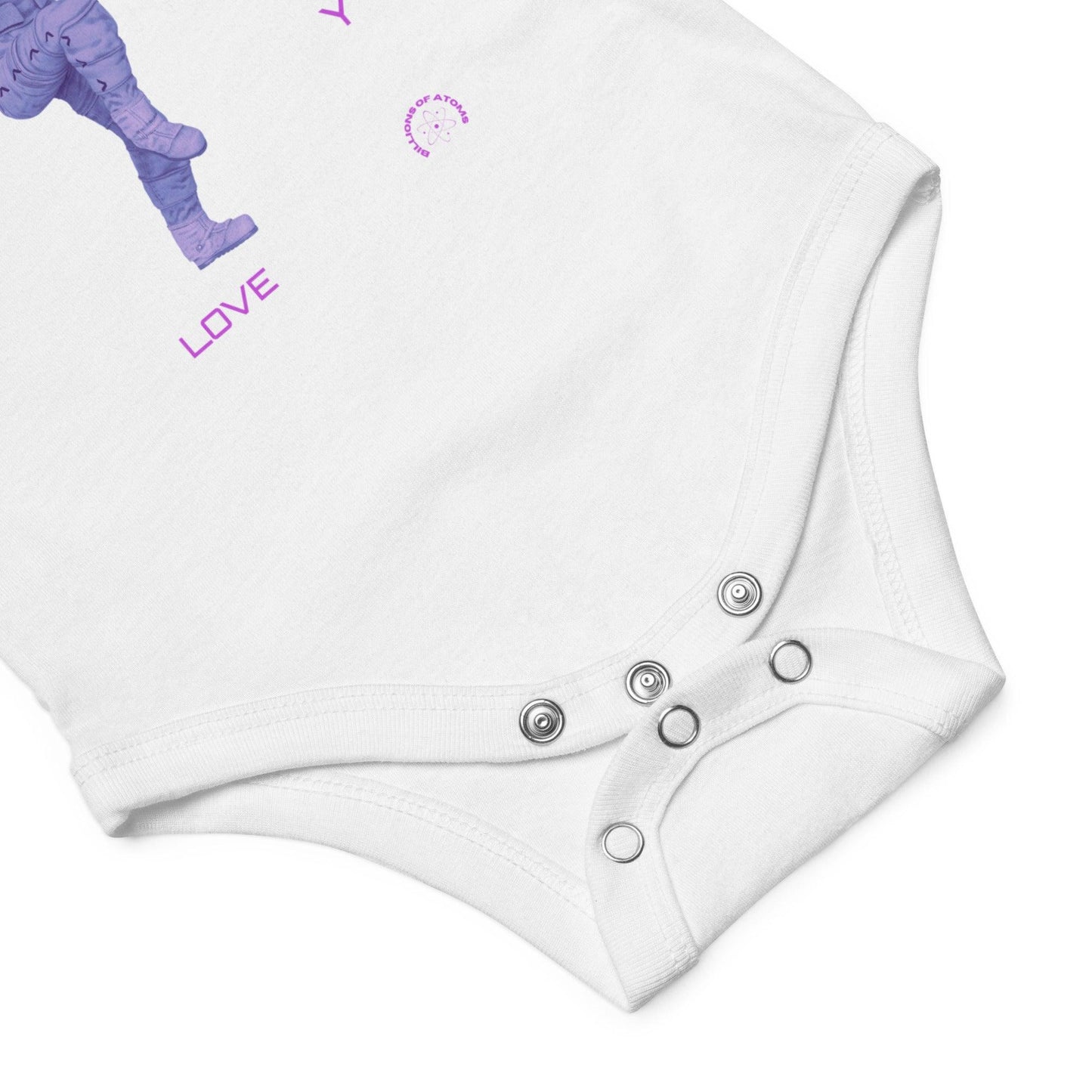 Infant Bodysuit - LOVE HUMANITY - BILLIE ATOMS - Billions of Atoms