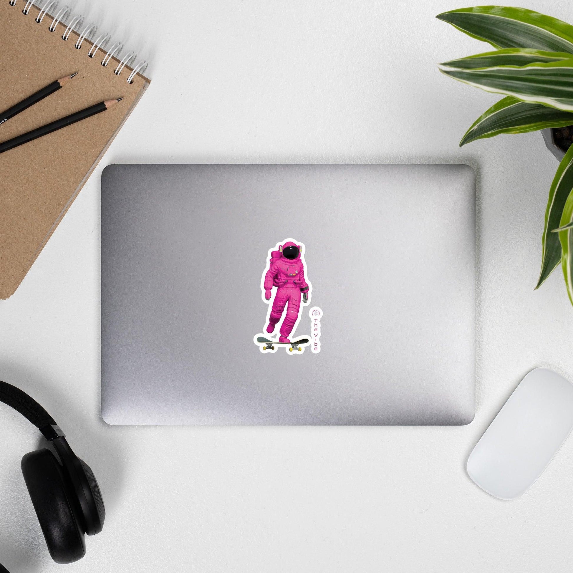 Billie Atoms The Vibe Series Pink Skate Stickers - Billions of Atoms