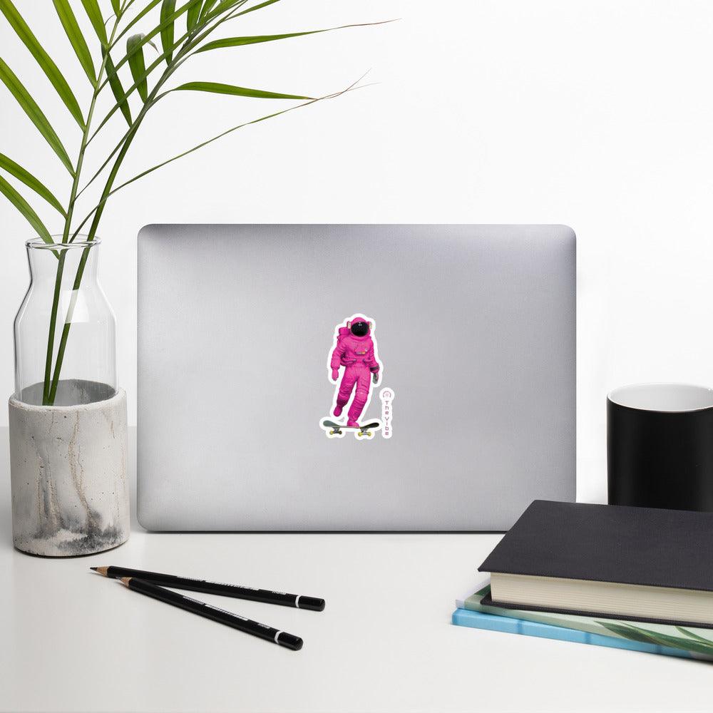 Billie Atoms The Vibe Series Pink Skate Stickers - Billions of Atoms