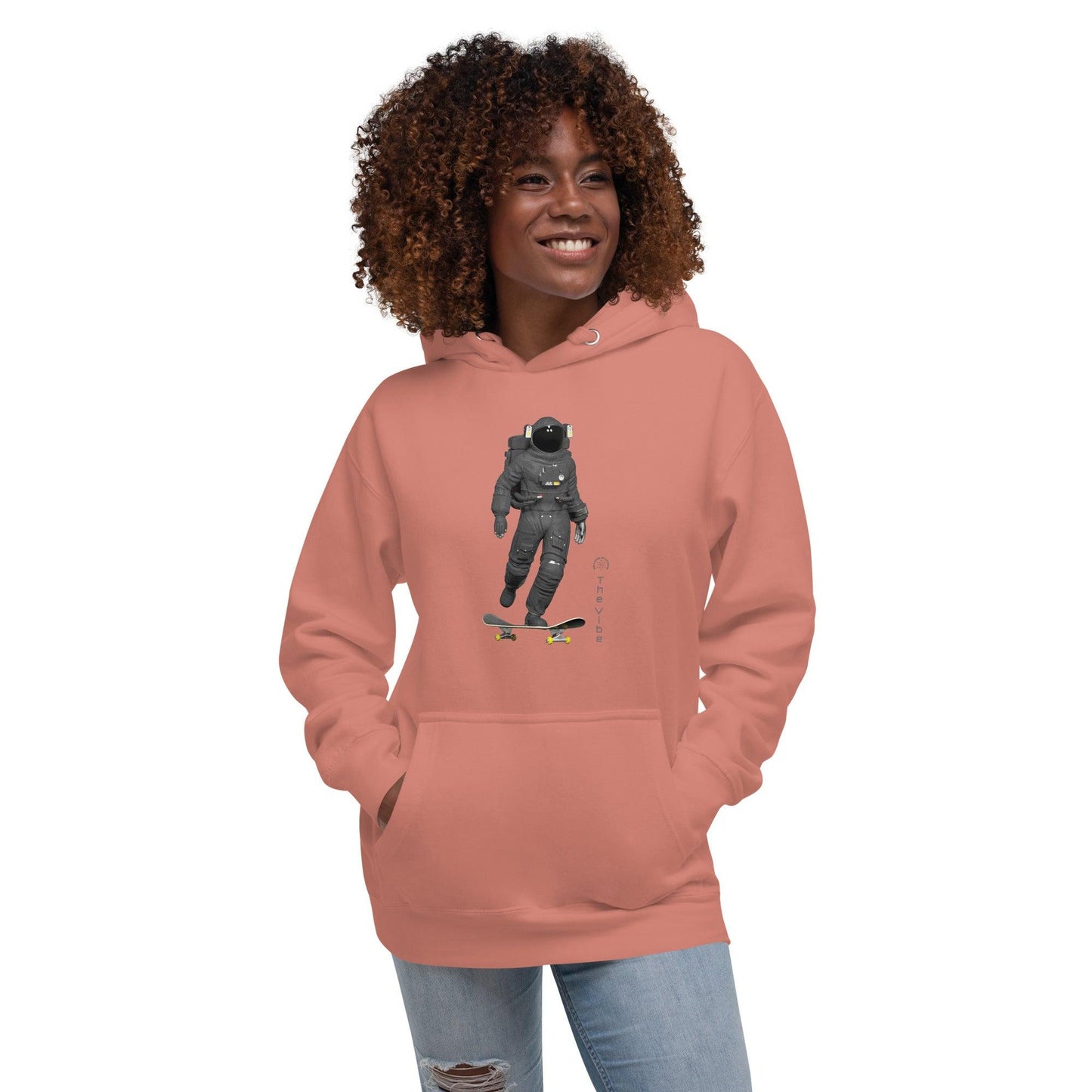 Unisex Hoodie Billie Atoms - The Vibe Series - Skate Glide - Billions of Atoms