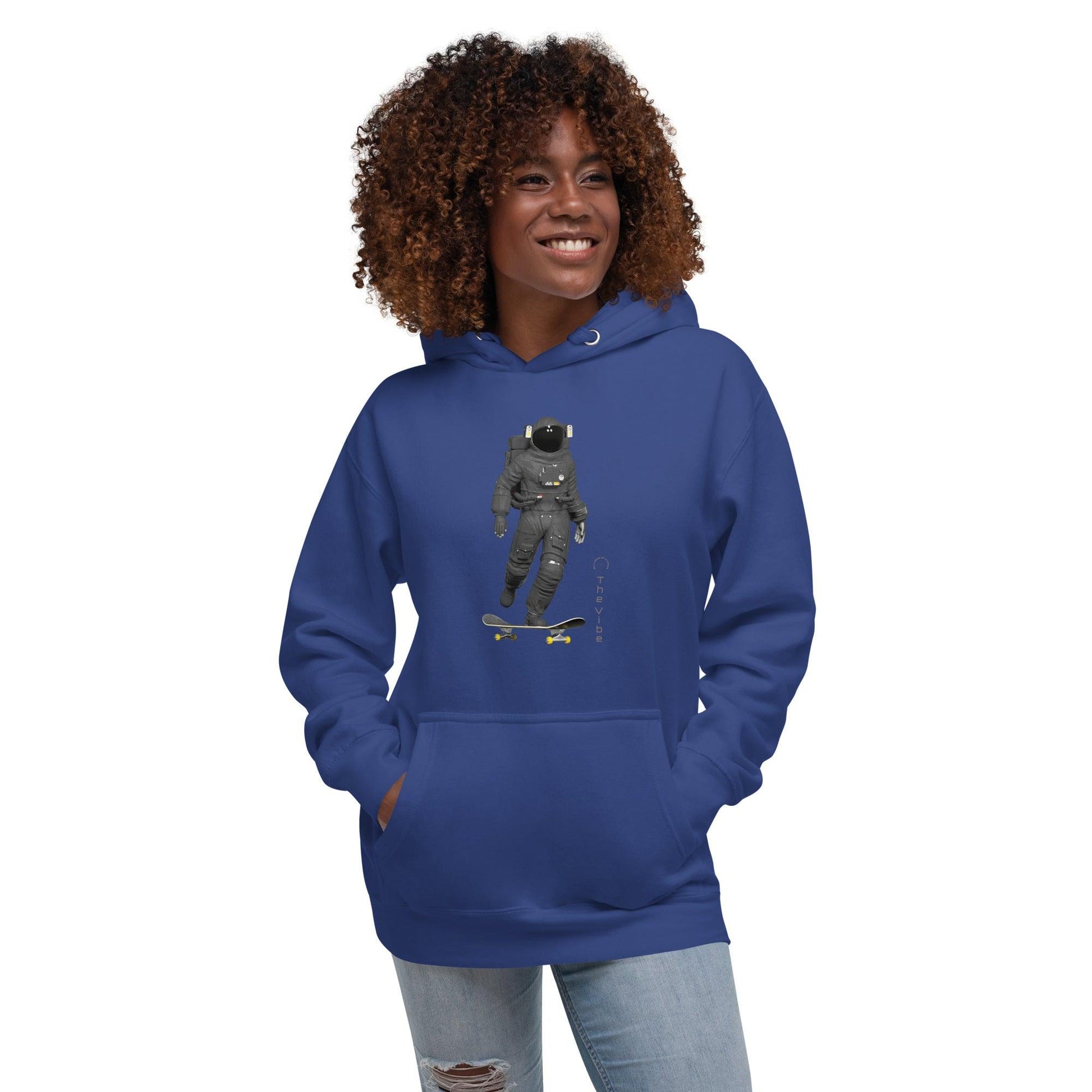 Unisex Hoodie Billie Atoms - The Vibe Series - Skate Glide - Billions of Atoms