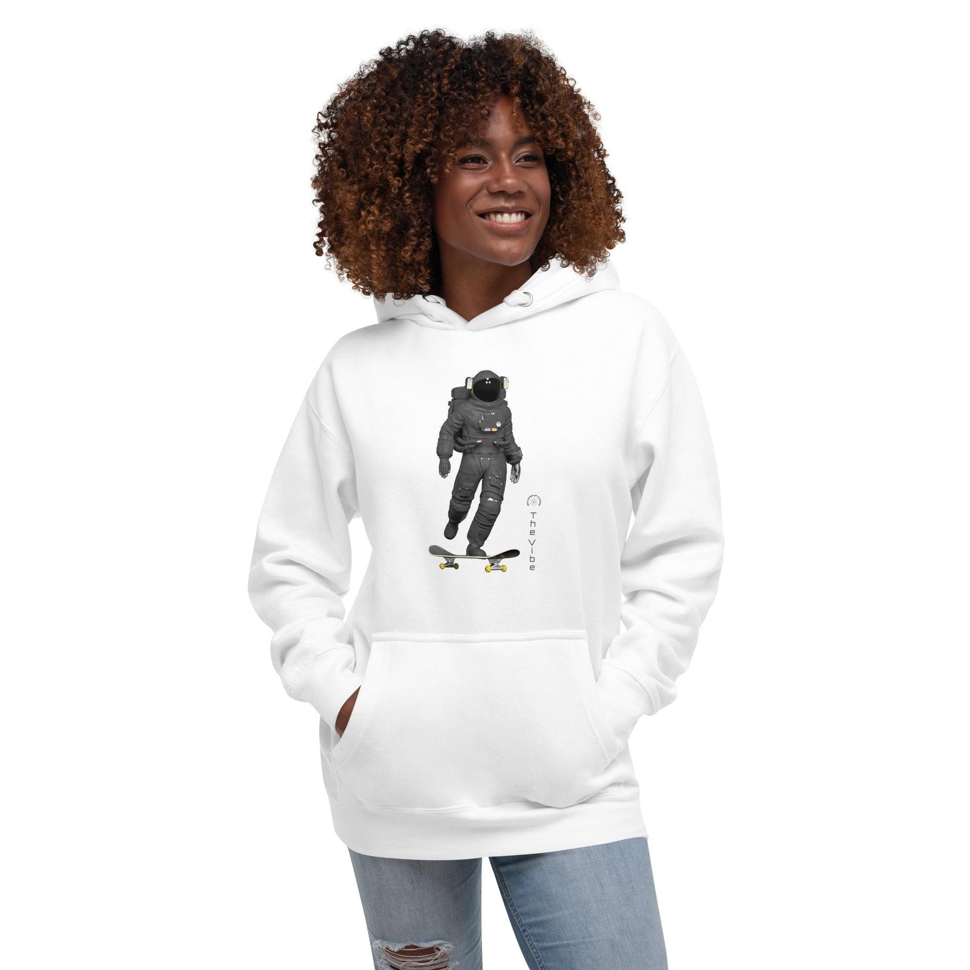 Unisex Hoodie Billie Atoms - The Vibe Series - Skate Glide - Billions of Atoms