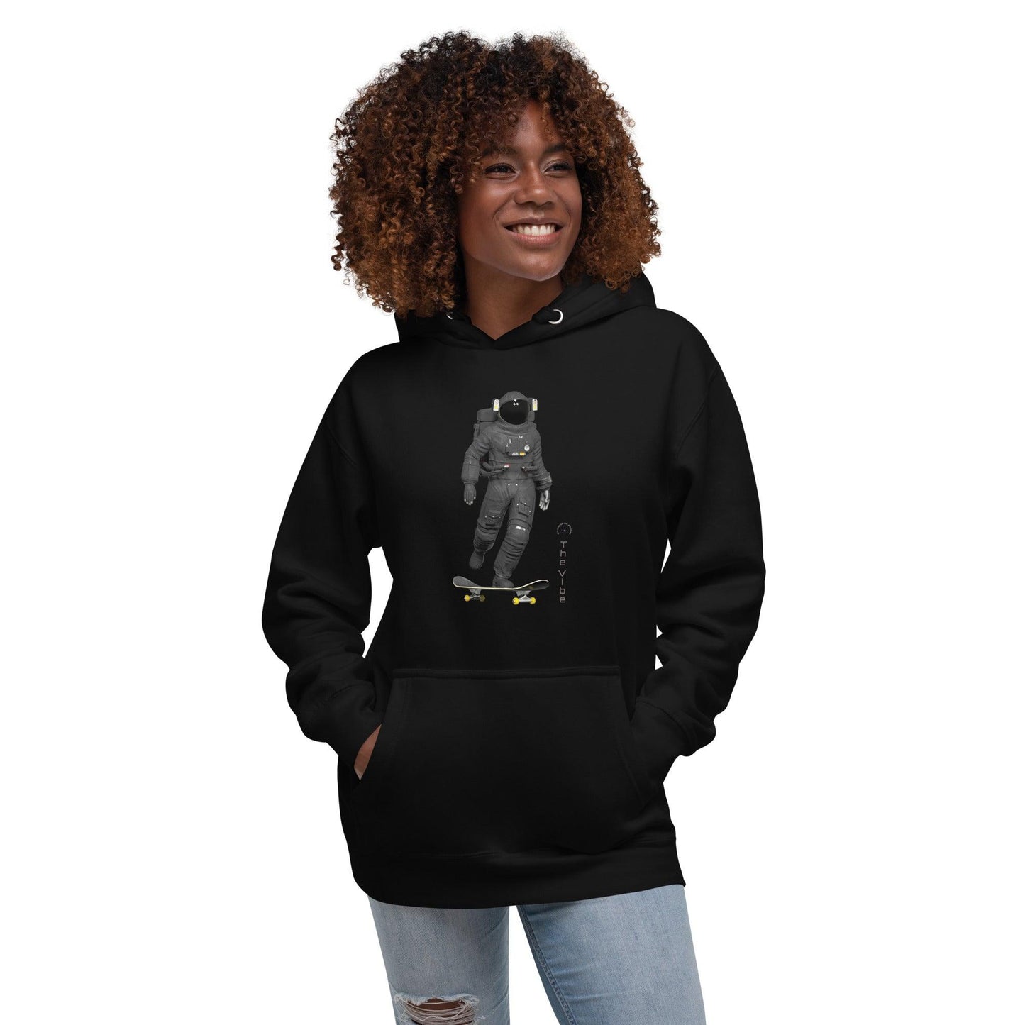 Unisex Hoodie Billie Atoms - The Vibe Series - Skate Glide - Billions of Atoms