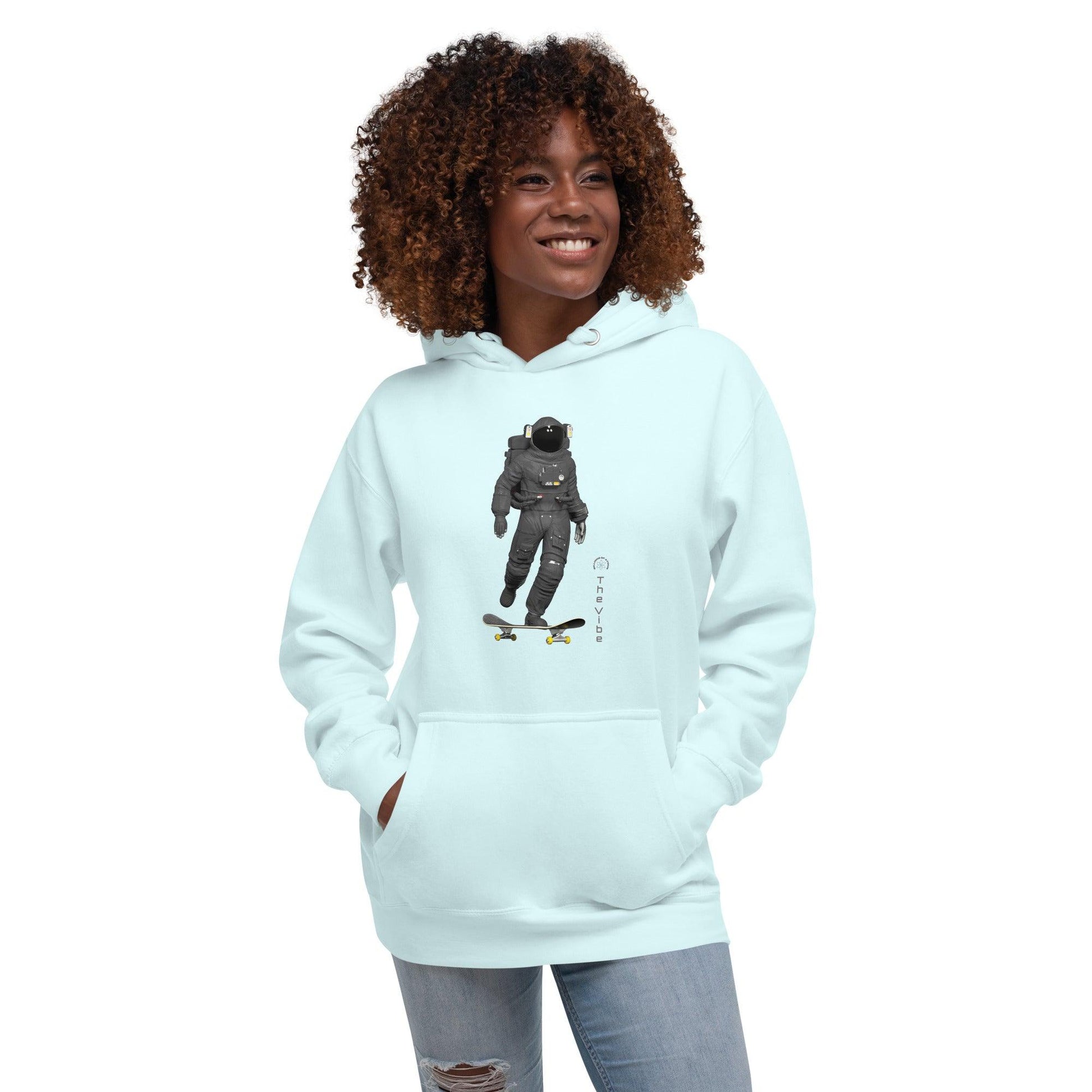 Unisex Hoodie Billie Atoms - The Vibe Series - Skate Glide - Billions of Atoms