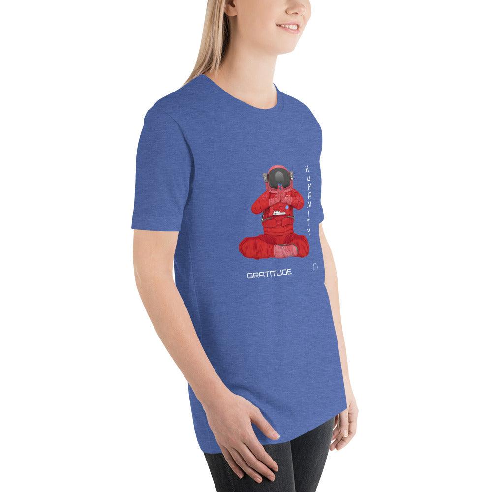 Unisex t-shirt - GRATITUDE MEDITATION - BILLIE ATOMS - Billions of Atoms