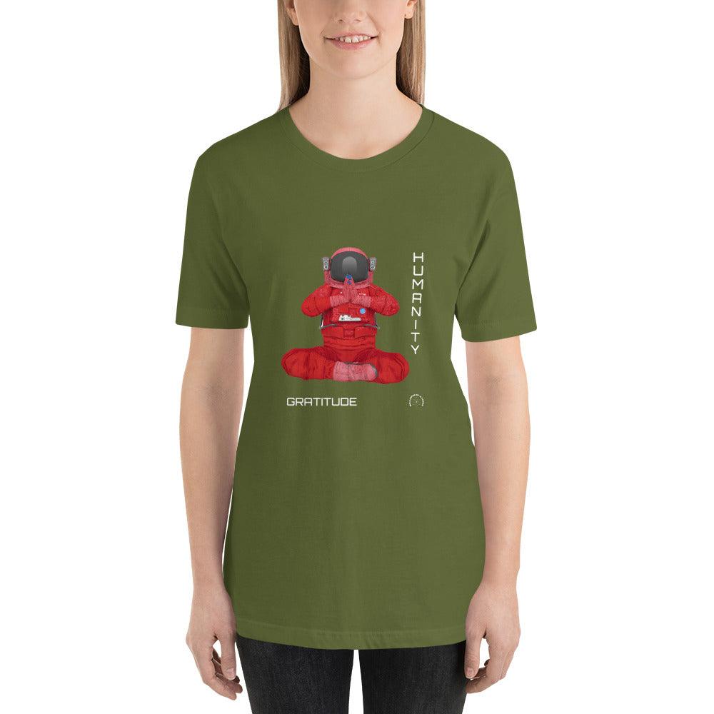 Unisex t-shirt - GRATITUDE MEDITATION - BILLIE ATOMS - Billions of Atoms