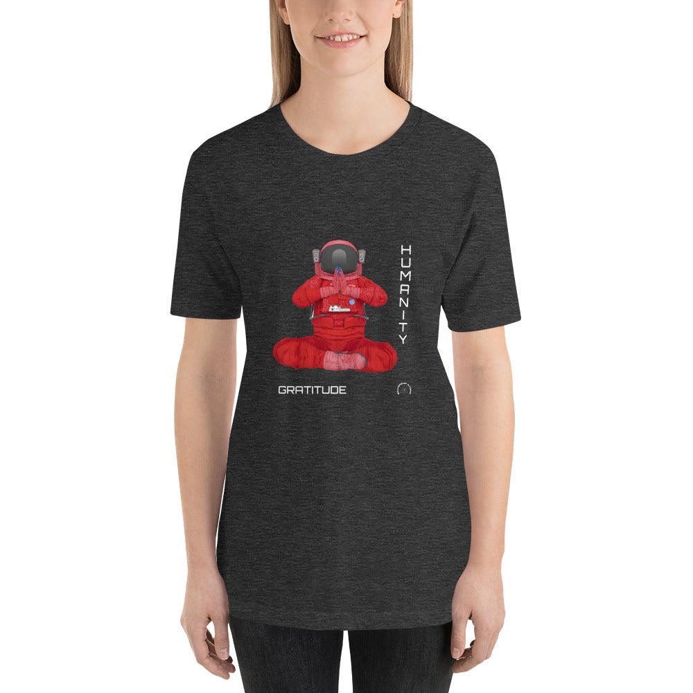 Unisex t-shirt - GRATITUDE MEDITATION - BILLIE ATOMS - Billions of Atoms