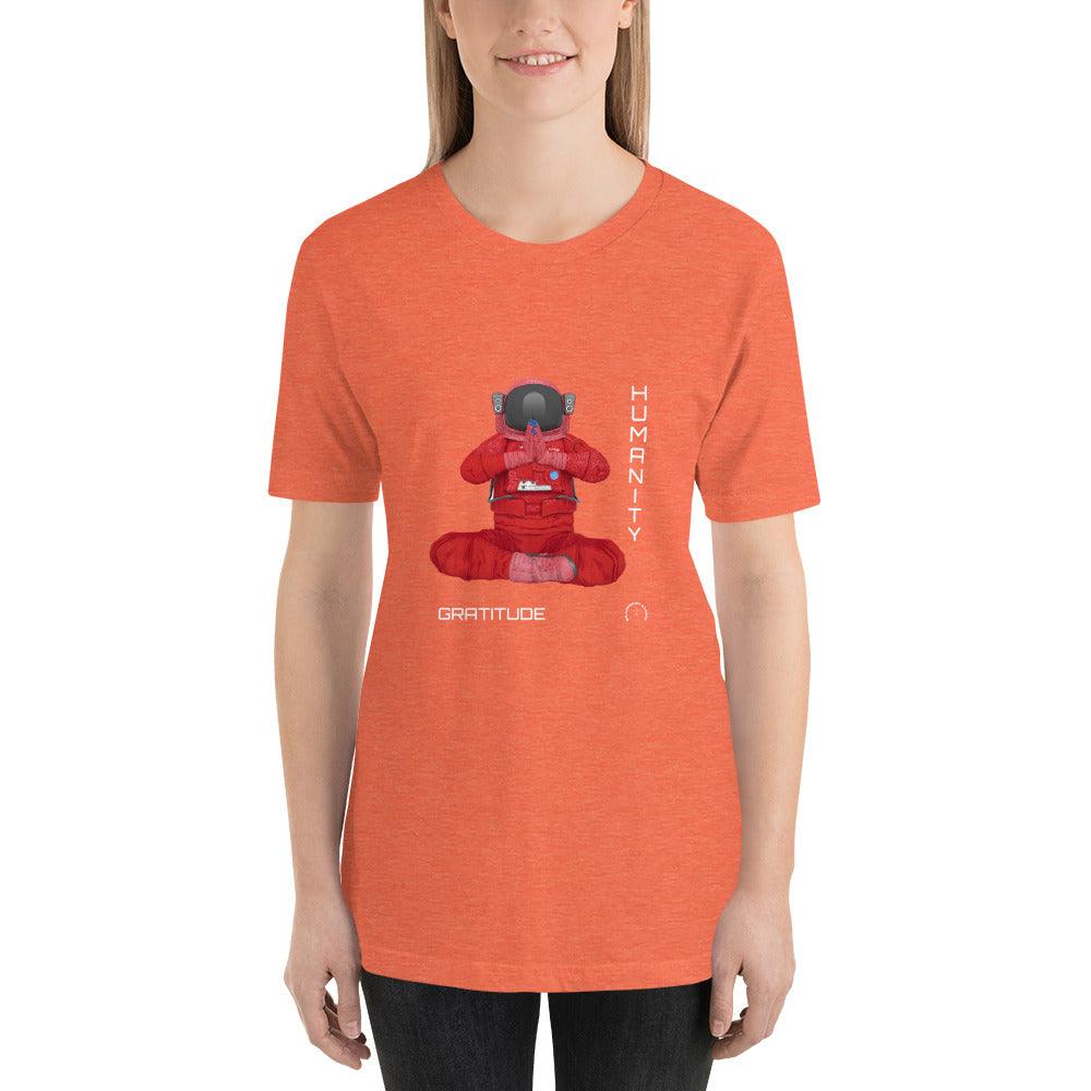 Unisex t-shirt - GRATITUDE MEDITATION - BILLIE ATOMS - Billions of Atoms