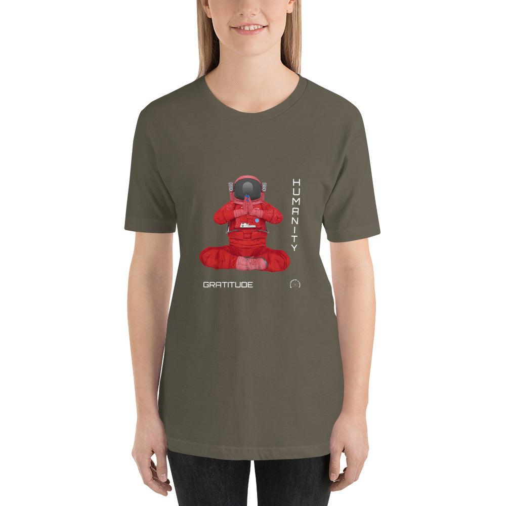 Unisex t-shirt - GRATITUDE MEDITATION - BILLIE ATOMS - Billions of Atoms