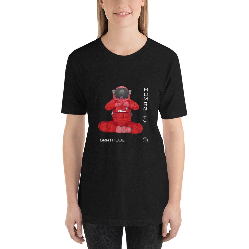 Unisex t-shirt - GRATITUDE MEDITATION - BILLIE ATOMS - Billions of Atoms