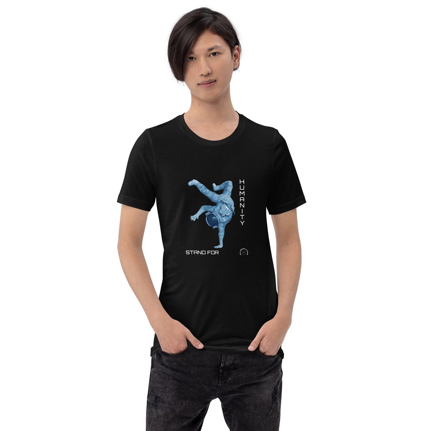 Unisex T-Shirt - STAND FOR HUMANITY - BILLIE ATOMS - Billions of Atoms