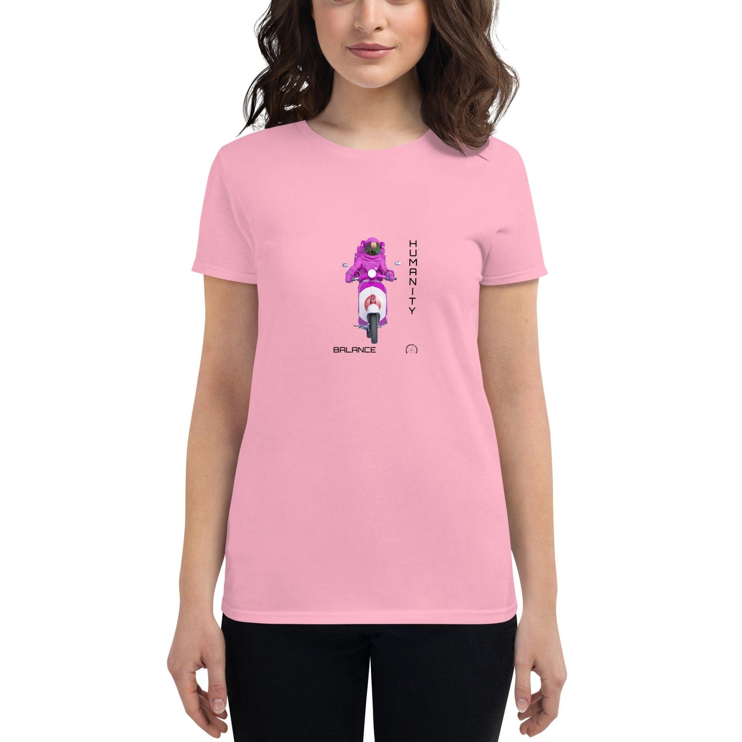 Women's short sleeve t-shirt - BALANCE - BILLIE ATOMS - Billions of Atoms