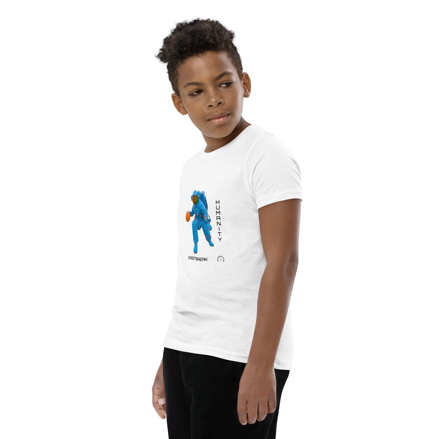 Youth Short Sleeve T-Shirt - FASTBREAK BASKETBALL - BILLIE ATOMS - Billions of Atoms